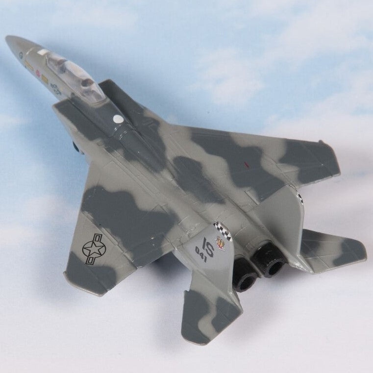 F 15 Eagle Hot Wings plane with connectible runway Just Think Toys