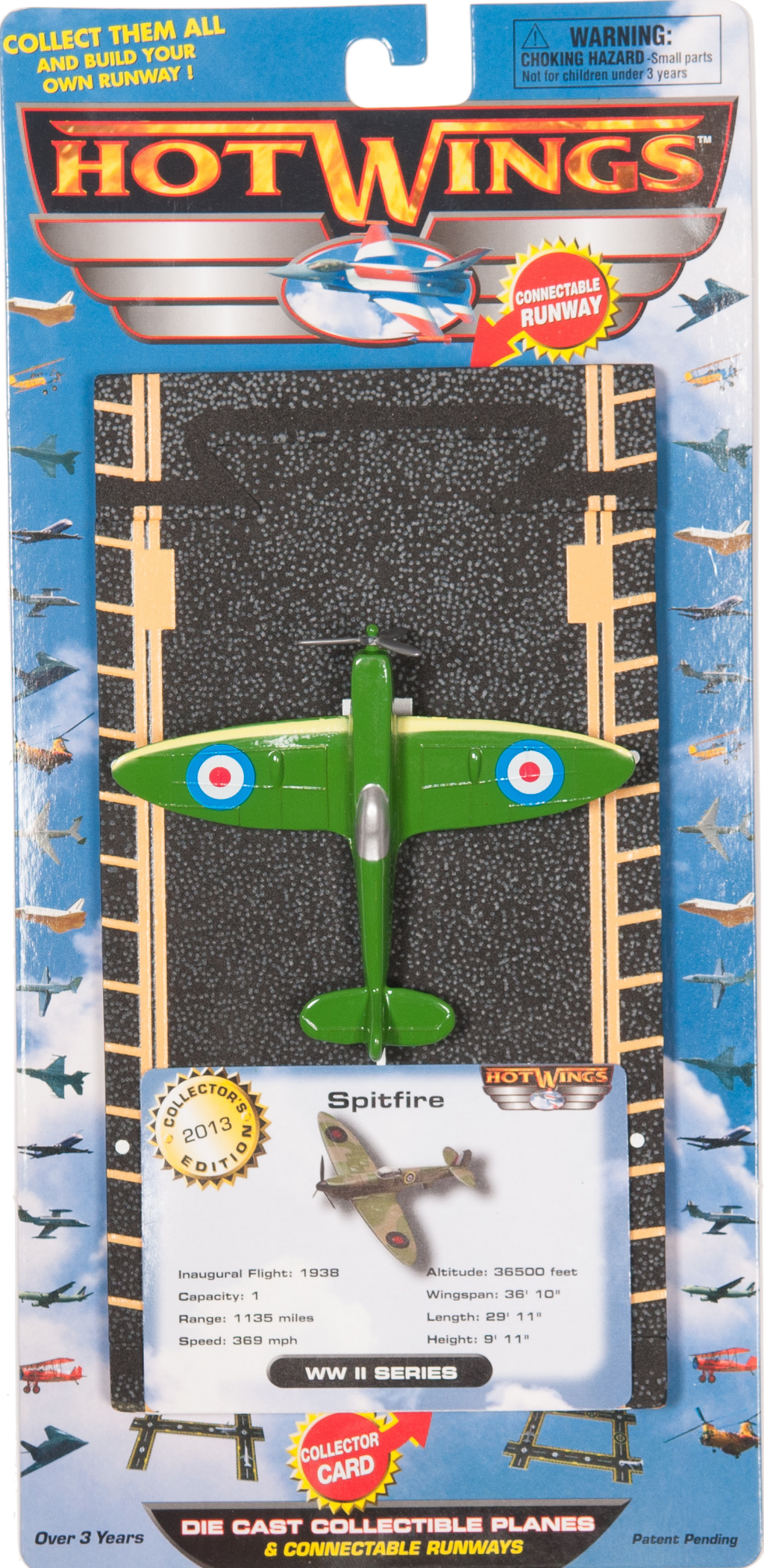 toy spitfire airplane